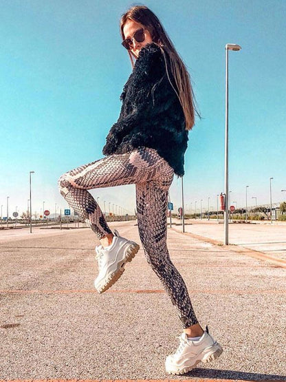 Flexible Printing Sports Leggings