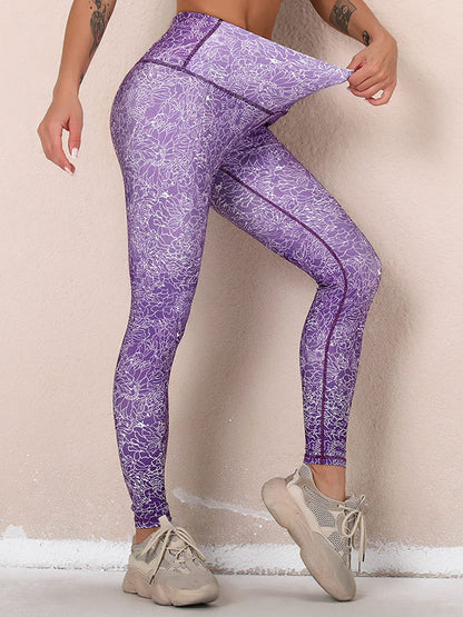 Fashion Digital Printed Empire Dance Sport Leggings