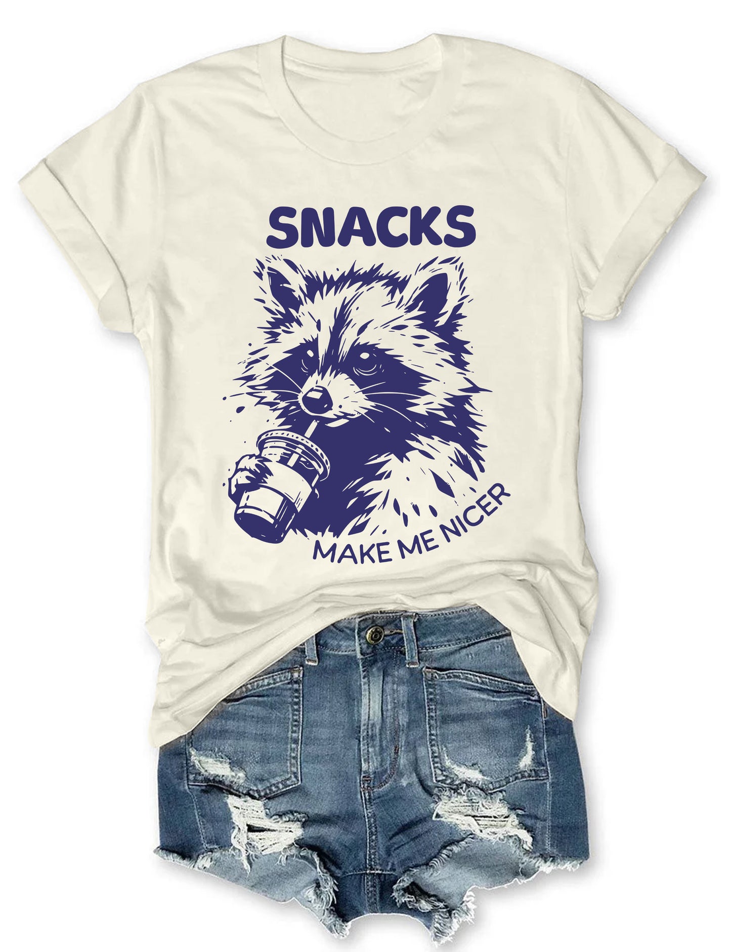 Snacks Make Me Nice T-shirt