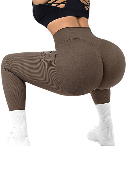 Wrap High-Waisted Solid Color Leggings