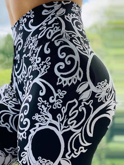 Printed Sports Running Tight Yoga Leggings