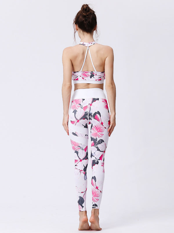 Floral Printed High Waist Leggings