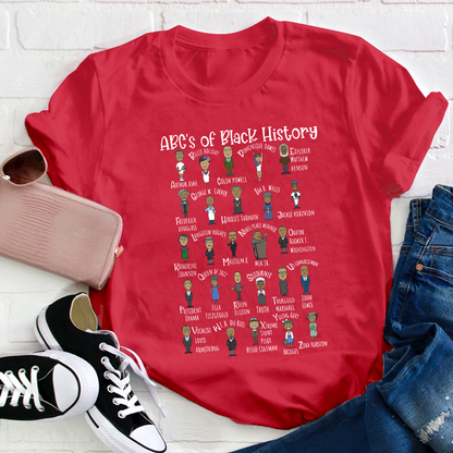 ABC's Of Black History Teacher T-Shirt