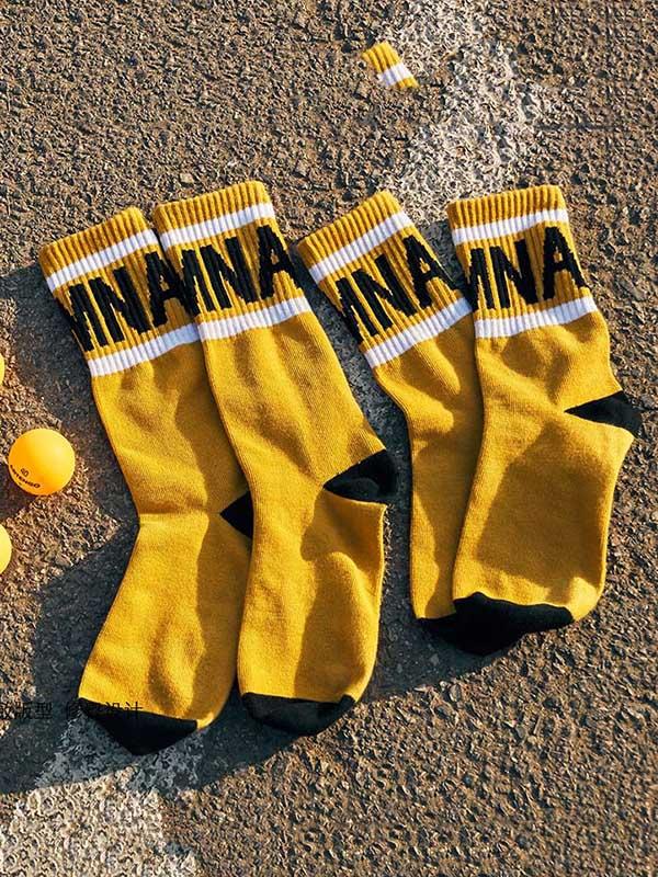 Original Vintage Printed Sports Socks