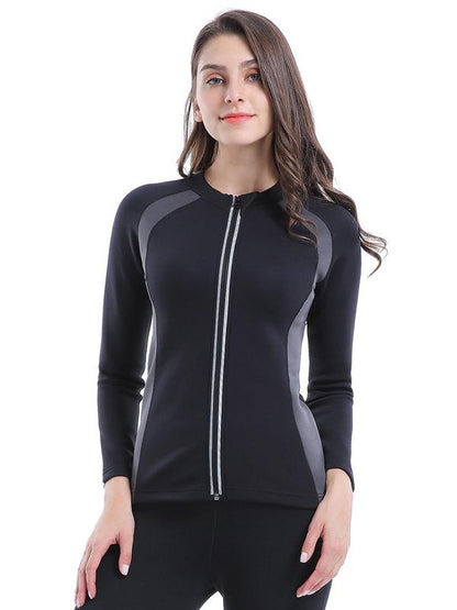 Zipper Short Or Long Sleeves Yoga&Gym Tops