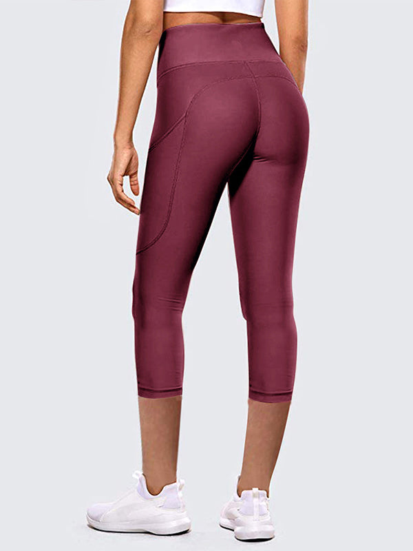 Buttock Lifting High Waist  Capri Pants  Leggings