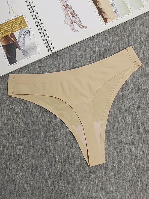 Sexy Solid Wrap Sports Thong Underwear