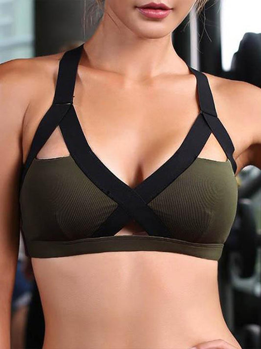 Cross Strap Sports Bra