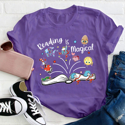 Reading Is Magical Teacher T-Shirt