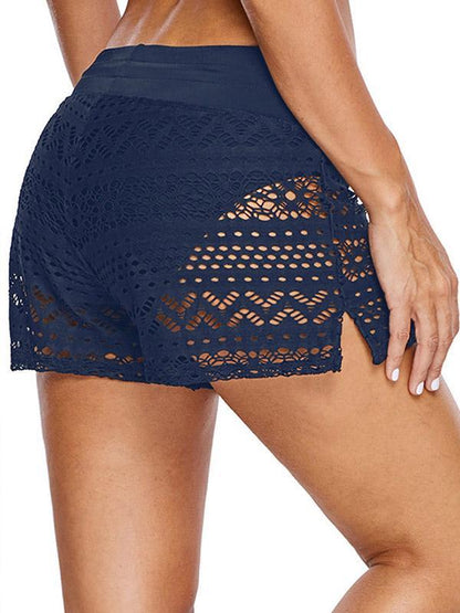 Sexy Lace-Up High Waist Sports Shorts