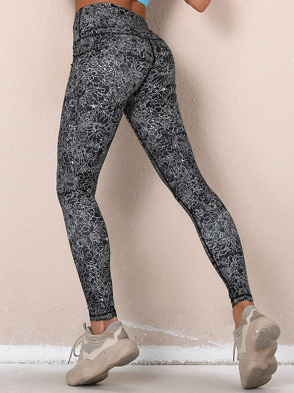 Fashion Digital Printed Empire Dance Sport Leggings