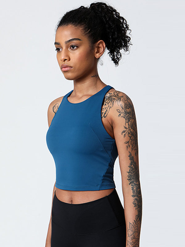 Solid Color Yoga Tank Tops