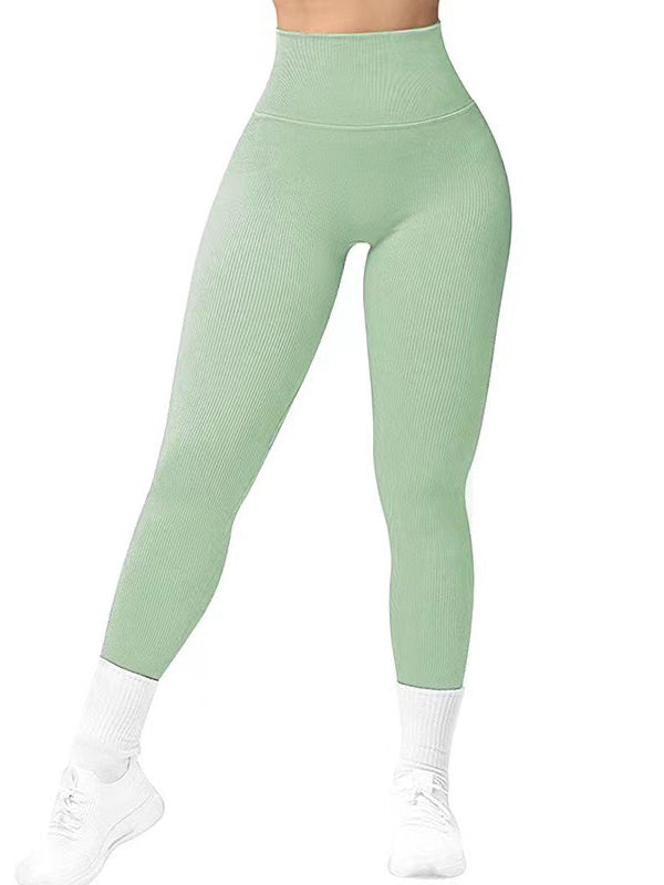 Wrap High-Waisted Solid Color Leggings