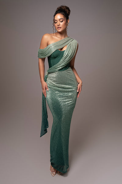 Asymmetric Cutout Maxi Dress