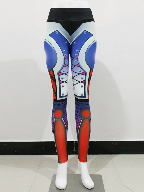 Gym High Waisted Printed Leggings