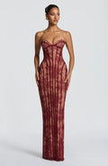 Sexy Lace V-neck Tube Top Dress