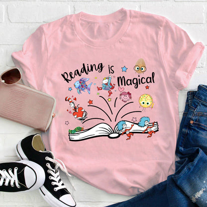 Reading Is Magical Teacher T-Shirt