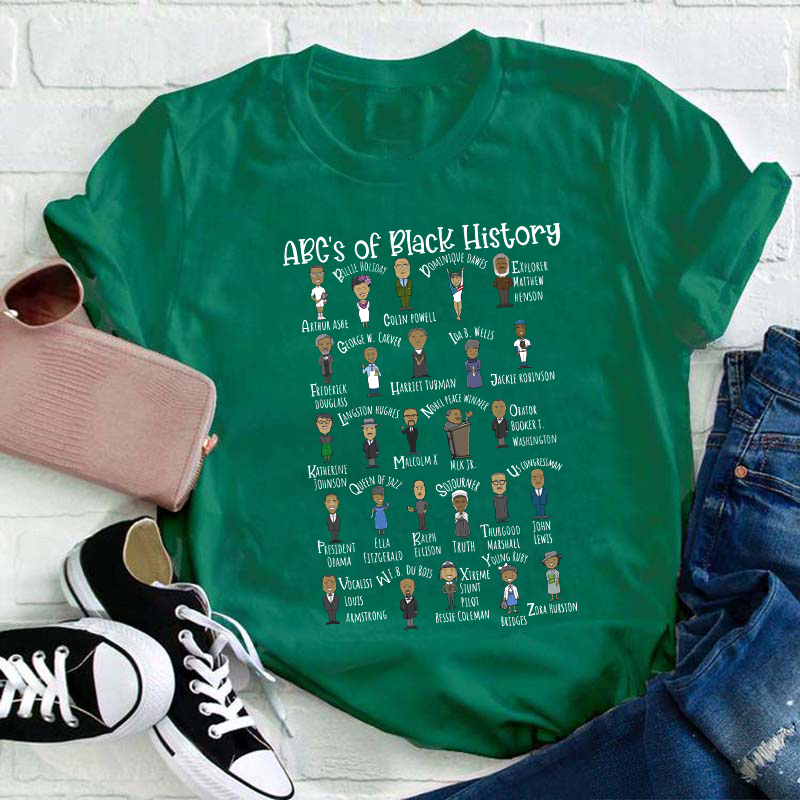 ABC's Of Black History Teacher T-Shirt