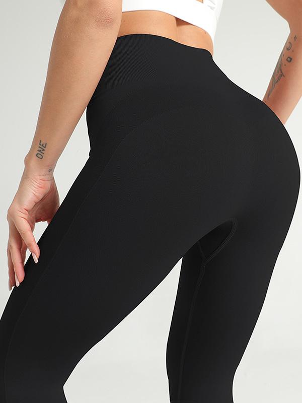 Wrap Solid High Waist Leggings