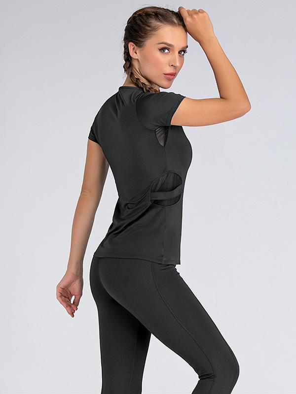 Wrap Solid Quick Dry Sports Tees