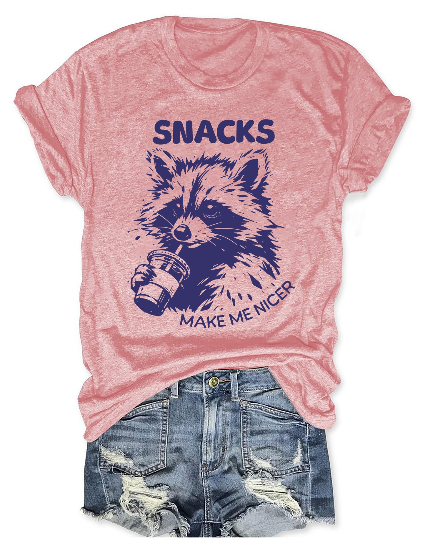 Snacks Make Me Nice T-shirt