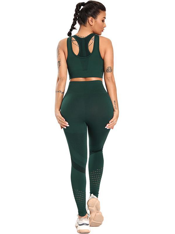 Breathable Back Cutout Yoga Suits