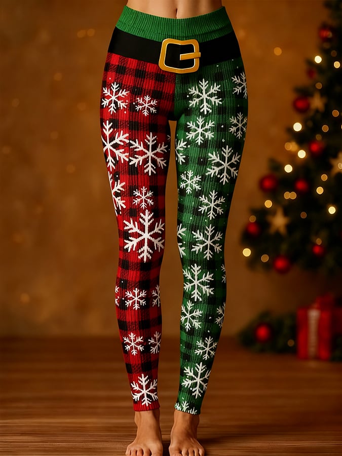Women'S Christmas Tight High-Elastic Leggings