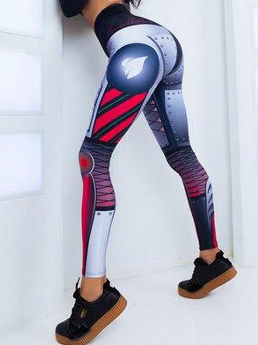 3D Iron Printed Hip-Lifting Wrap Sports Leggings