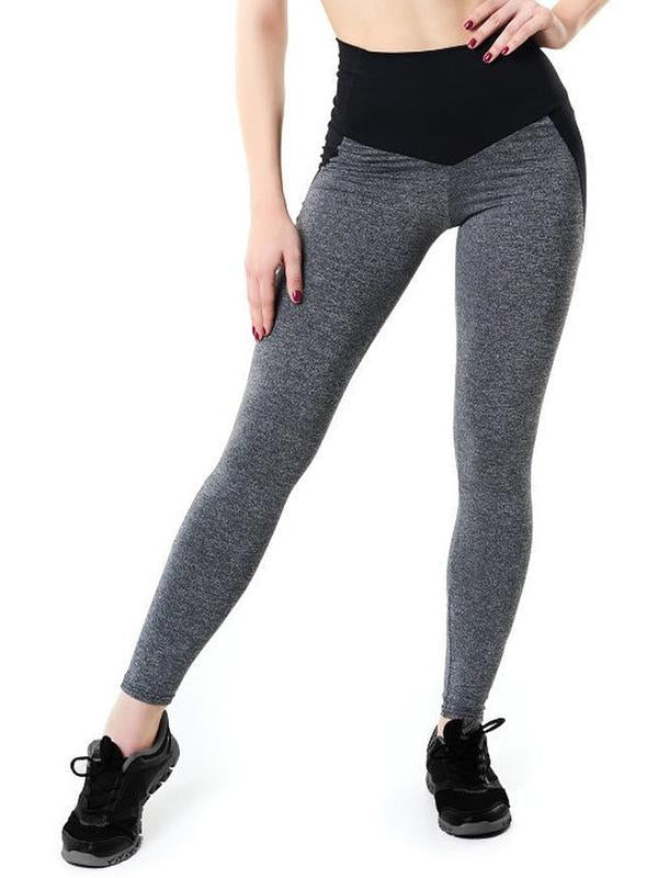 Wrap Contrast Color Sports Leggings