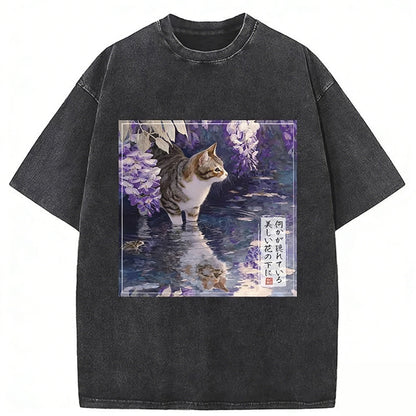 The Secrets Of Wisteria Blooms Washed T-shirt