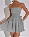 Black Strapless Bodycon Mini Dress