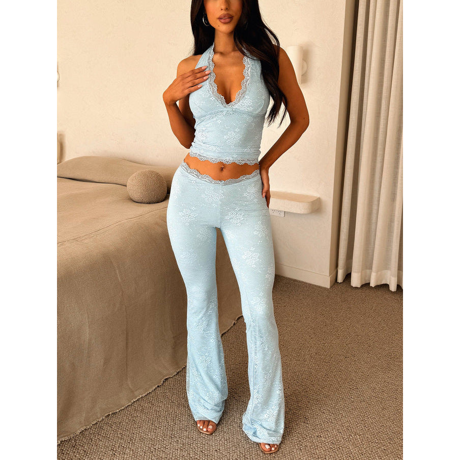 2024ss sexy lace tracksuit pants