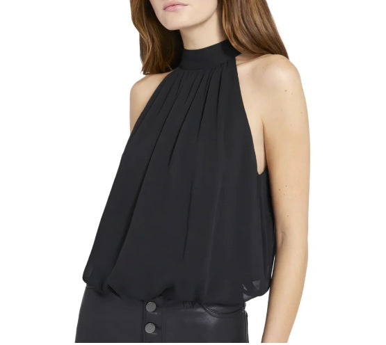 Sleeveless Halter Blouse