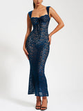 Sheer Lace Bodycon Cami Dress