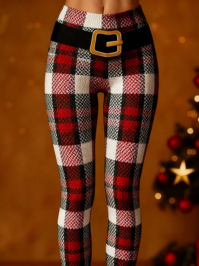 Women'S Christmas Tight High-Elastic Leggings