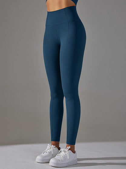 Wrap High-Waisted Solid Color Yoga Bottoms