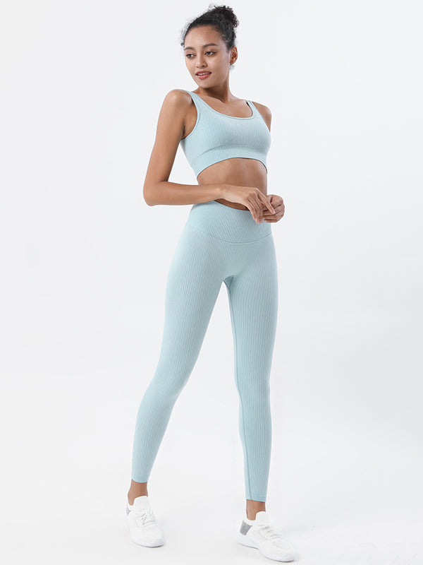 Knitting Seamless Tight Titting  Quick Drying Gym Suits