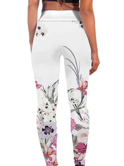 Digital Printing High-Waisted Breathable Yoga Athletic Leggings