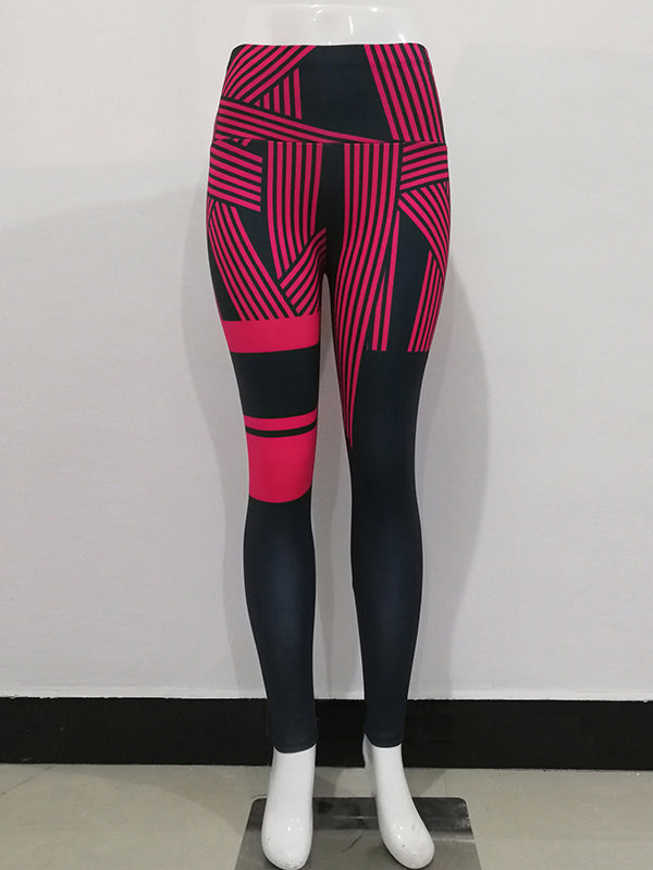 Butt Lifter Skinny High-Waisted Printed Tights Leggings