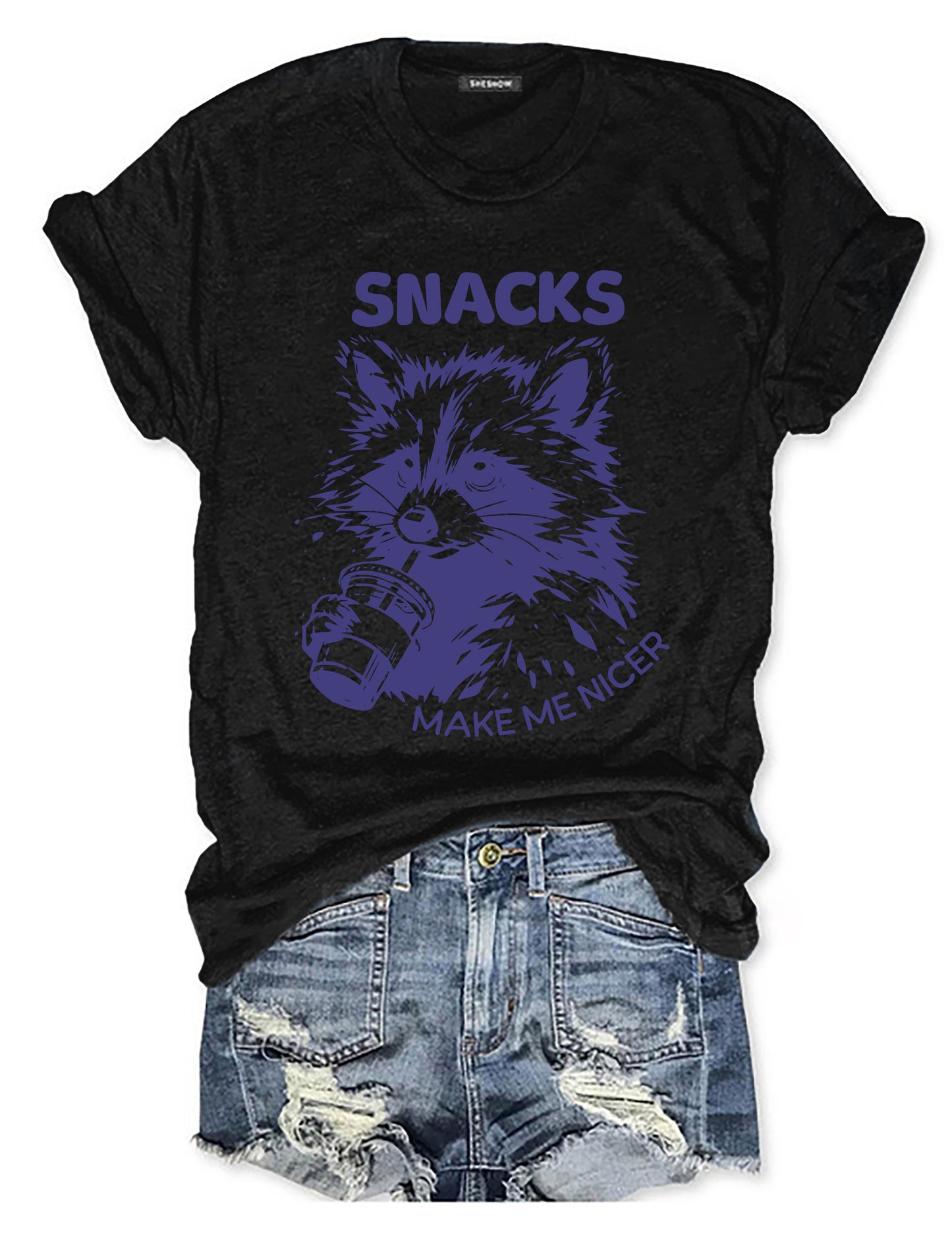 Snacks Make Me Nice T-shirt