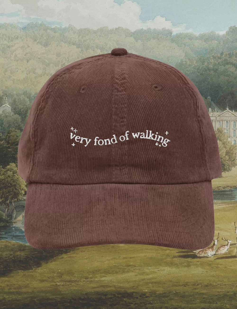 Pride & Prejudice Fond Of Walking Vintage Hat