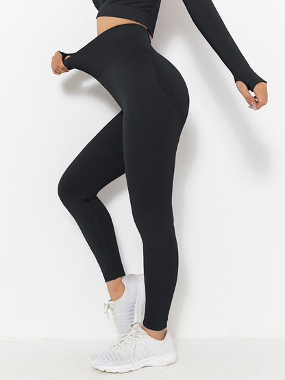 Hip Lifting High Waist Elastic Training Leggings