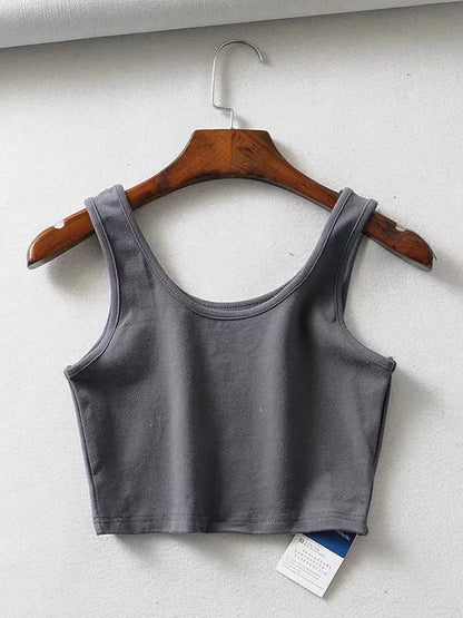 U-neck Sleeveless Sport Tanks