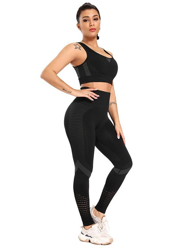 Breathable Back Cutout Yoga Suits