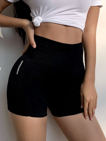 High-Waisted Abdomen Breathable Stretch Hip-Lifting Yoga Short Leggings