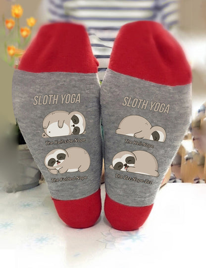 Sloth Yoga Socks