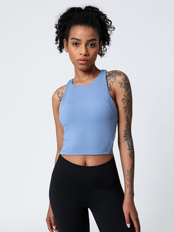 Solid Color Yoga Tank Tops