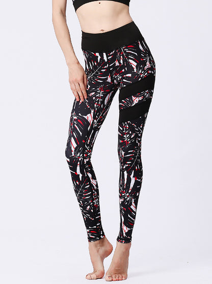 Floral Printed High Waist Leggings