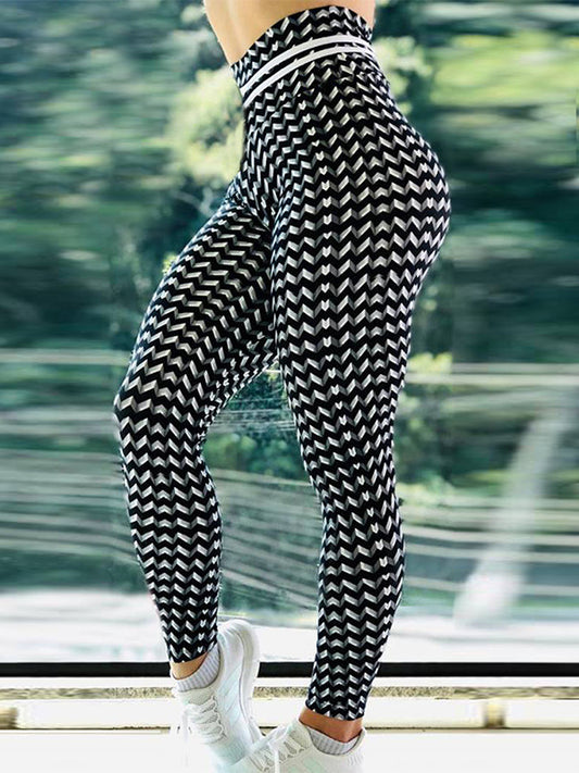 Skinny Wrap High-Waisted Printing Leggings