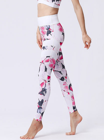 Floral Printed High Waist Leggings